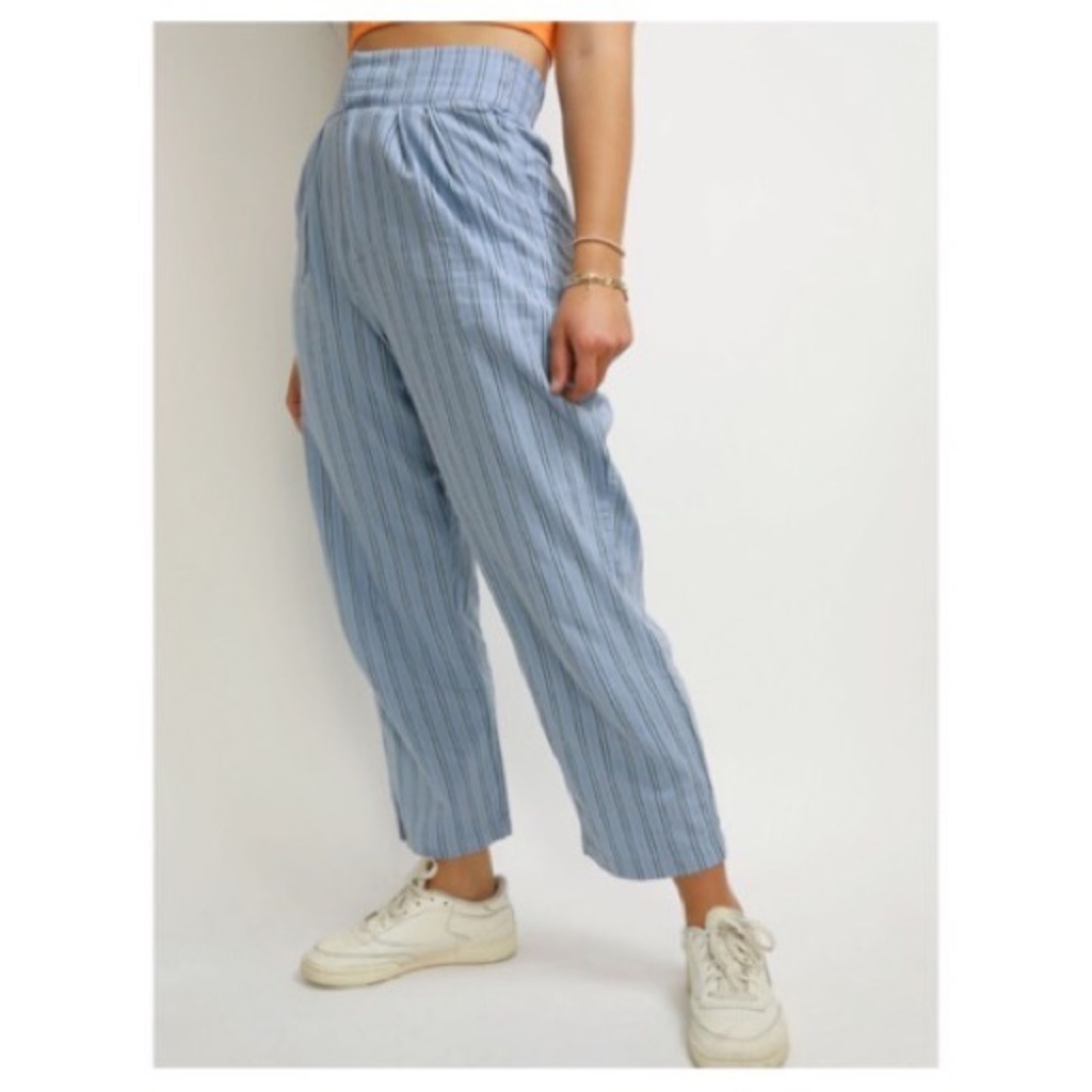 Urban outfitters paige linen pleated pant